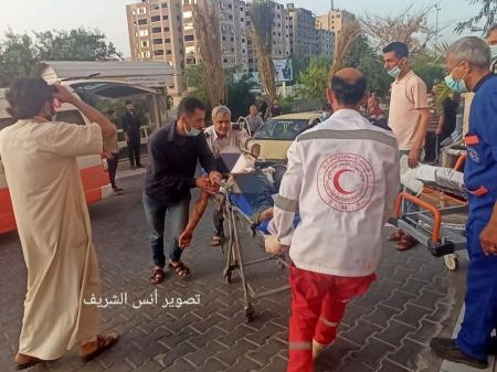 غزة : 21 شهيداً بينهم اطفال بقصف على بيت حانون
